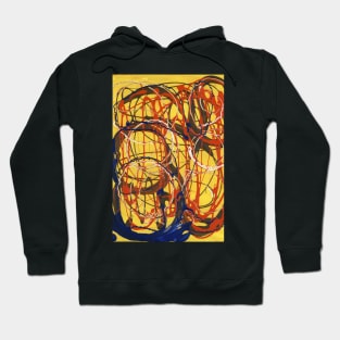 Yellow swirl Hoodie